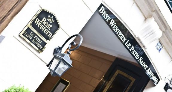 Отель 3* в 11 округе Парижа Best Western Le Patio Saint Antoine