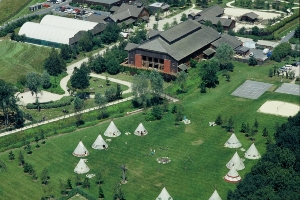 Территория отеля Davy Crockett Ranch 2** в Диснейленде в Париже